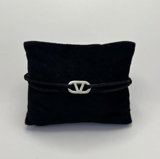 Valeur Satin Armband Zilver